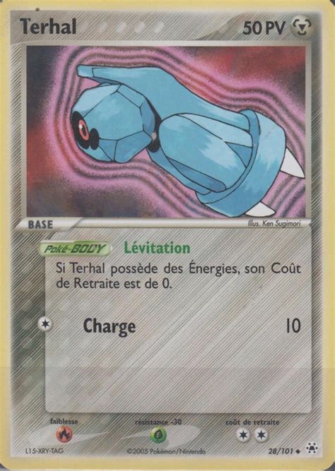 Terhal EX Légendes Oubliées 28 Poképédia