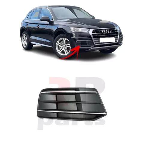 Pour Audi Q Neuf Avant Pare Choc Inf Rieur Grille Noir Avec