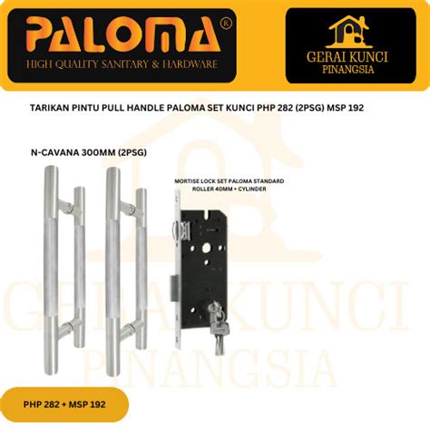 Jual TARIKAN PINTU PULL HANDLE PALOMA SET KUNCI PHP 282 2PSG MSP 192