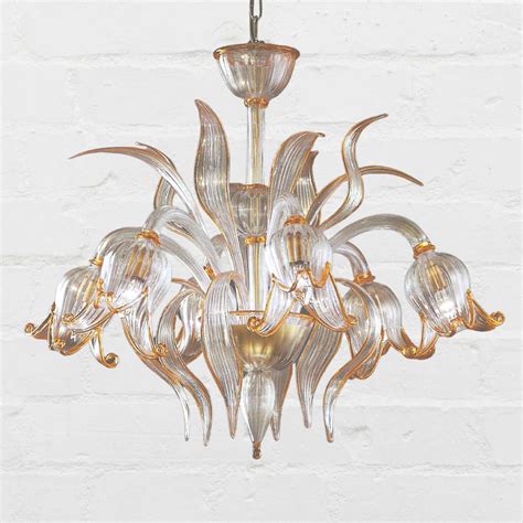 Traditional Chandelier COROLLE BOTTEGA VENEZIANA Crystal Blown