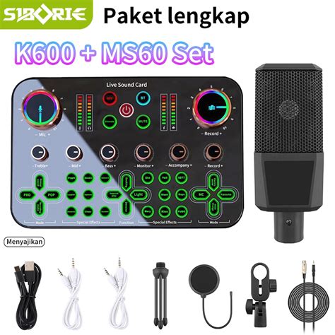 Jual Siborie Soundcard K600 Original Mixer Bluetooth Sound Card Audio