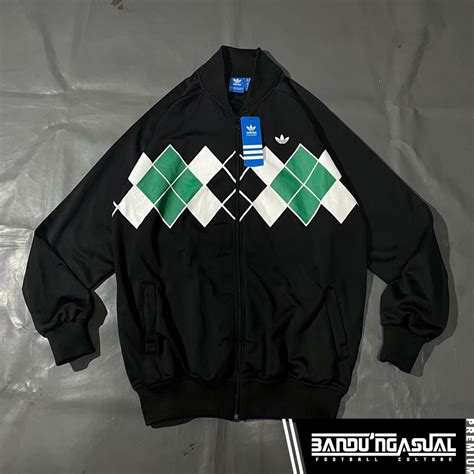 Jual Jaket Tracktop Adidas Argyle Limited Edition Full Teg Shopee