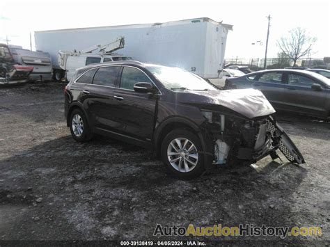 5XYPGDA3XHG322953 KIA SORENTO 2 4L LX View History And Price At