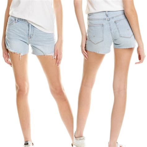 Hudson Jeans Shorts Hudson Jeans Gracie Mid Rise Cutoff Denim