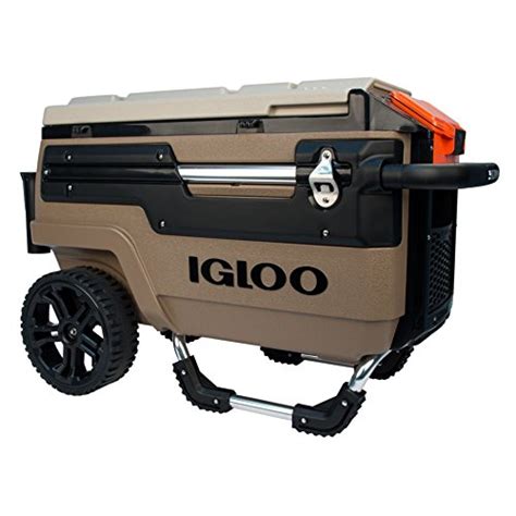 Igloo Qt Premium Trailmate Wheeled Rolling Cooler Brown Pricepulse