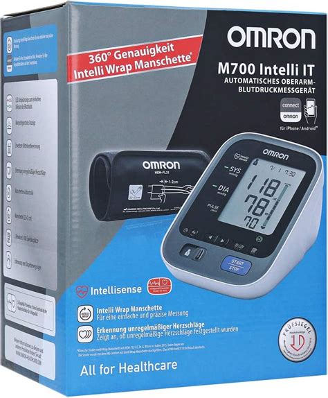 Omron M700 Intelli IT Automatic Upper Arm Blood Pressure Monitor With