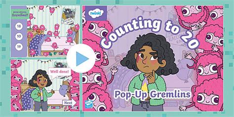 Pop Up Gremlins Counting To Powerpoint Twinkl