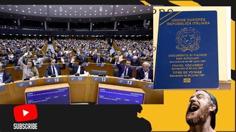 Breaking News European Parliament Vote To Favour All Immigrants In