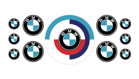 Bmw M Domed Round Emblems