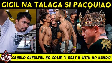 Pacquiao Sobrang Gigil Kay Mcgregor Canelo Supalpal Sa Rebat Ni