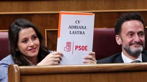 Arrimadas Se Burla De Adriana Lastra Cuestionando Su Curr Culum Si No