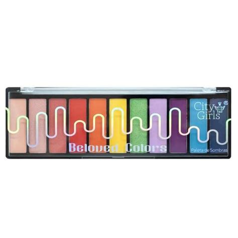 Paleta De Sombras Cores Beloved Colors City Girls Cg