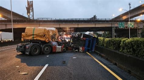 國道「奪命貨櫃」駕駛落網 逃跑原因曝光｜東森新聞：新聞在哪 東森就在哪裡