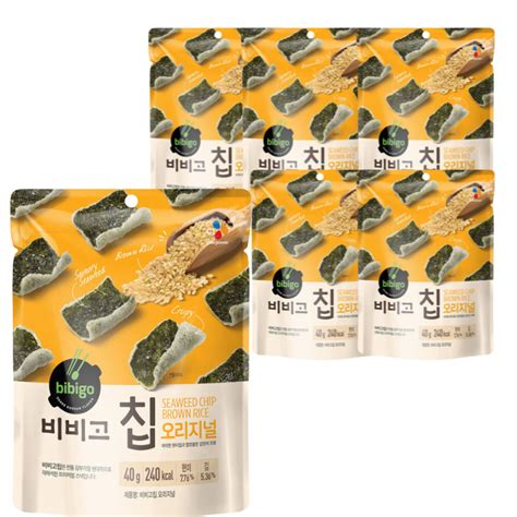 Value Pack Bibigo Seaweed Chips 40g Low Calorie Korean Snacks