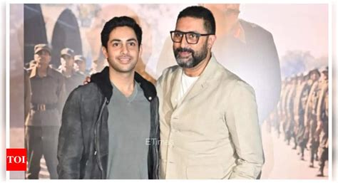 Fans Call Abhishek Bachchan And Agastya Nanda Twins As They Attend