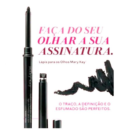 L Pis Retr Til Para Os Olhos Black Mary Kay Mercado Livre