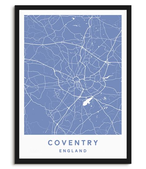 Coventry, England – Map – Plume