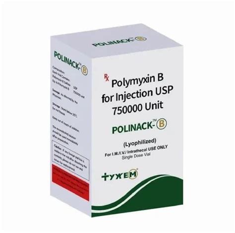 Polymyxin B For Injection Usp Units At Rs Vial Polymyxin