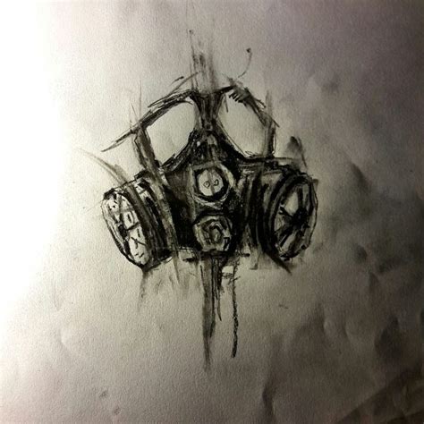 Gasmask Sketch Gas Mask Tattoo Tattoo Style Drawings Tattoo Art