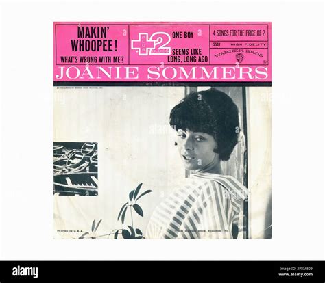 Sommers Joanie 1961 09 A Vintage 45 R P M Music Vinyl Record Stock