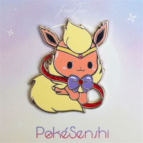 Eeveelution X Sailor Moon Fan Art Pins