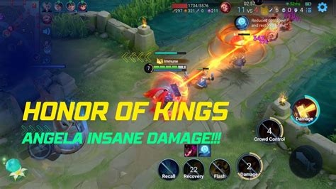 Honor Of Kings Angela Gameplay INSANE DAMAGE YouTube