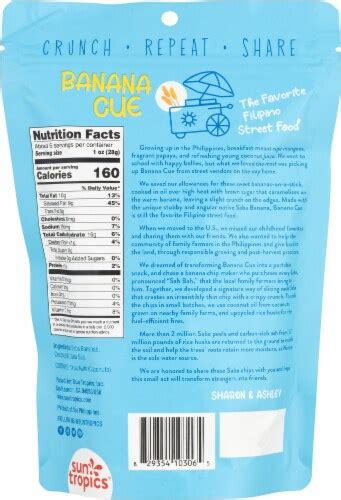 Sun Tropics Island Sea Salt Saba Banana Chips 51 Oz Frys Food Stores