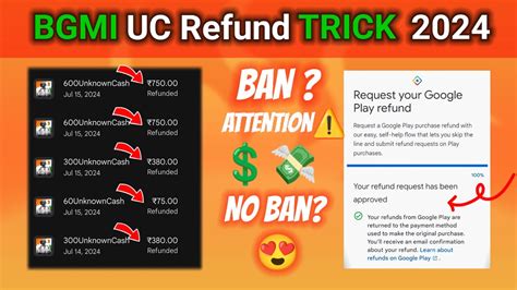 Bgmi Uc Refund Trick Step By Step Guide For Easy Refunds Youtube