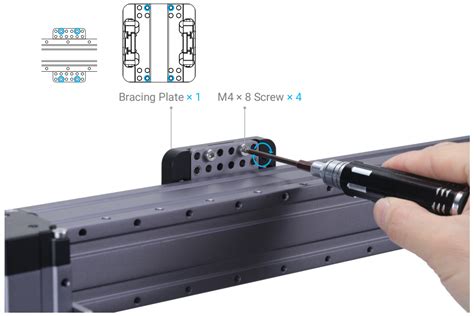 Attaching The X Axis Bracing Plate Snapmaker Wiki