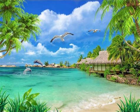 Wallpaper Pemandangan Laut