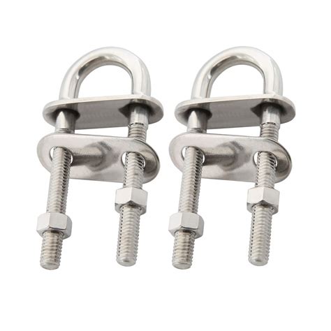 Sports Novelbee Stainless Steel Heavy Duty Stern Bow Eye U Bolt