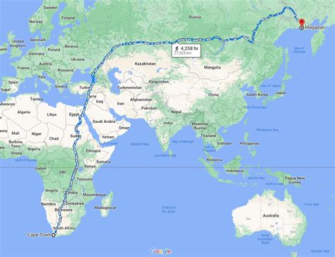 The Longest Walkable Road In The World 14 000 Miles Long