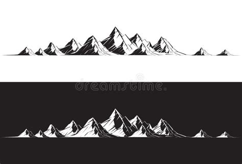 Mountain Range stock vector. Illustration of mountains - 39516074