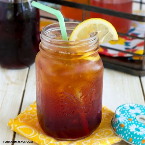 Sweet Refreshing Hibiscus Iced Tea Recipe Flour On My Face