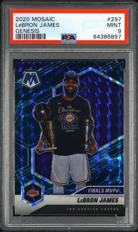 Panini Mosaic Lebron James Finals Mvp Genesis Lakers Psa