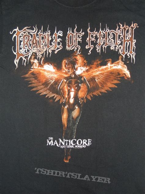 Cradle Of Filth The Manticore And Other Horrors Tshirtslayer Tshirt