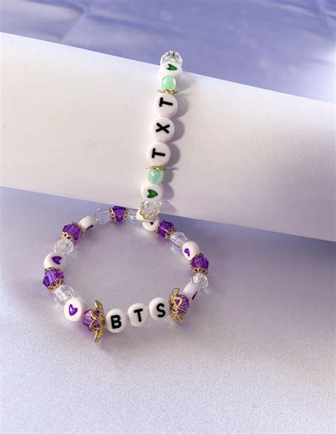 Kpop Custom Beaded Bracelets K-pop Group Bracelets Gift - Etsy