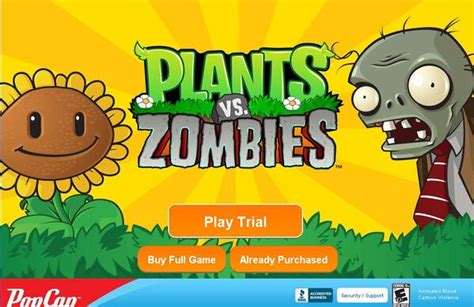 Plants Vs Zombies Free Trial The Plants Vs Zombies Wiki The Free