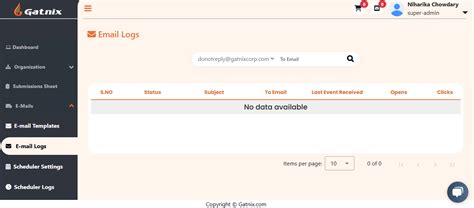 viewing email logs track   emails history