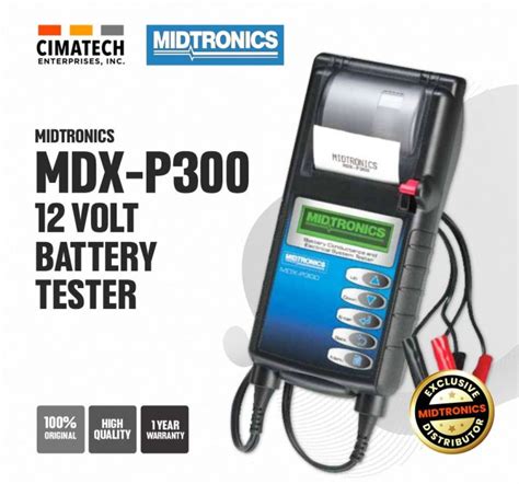 CIMATECH Midtronics MDX P300 Battery And Electrical System Tester