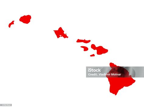 Vetores De Mapa Do Havaí E Mais Imagens De Abstrato Abstrato América