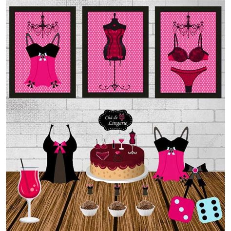 Kit S Um Bolinho Para Festa Ch De Lingerie Leia A Descri O Shopee Brasil