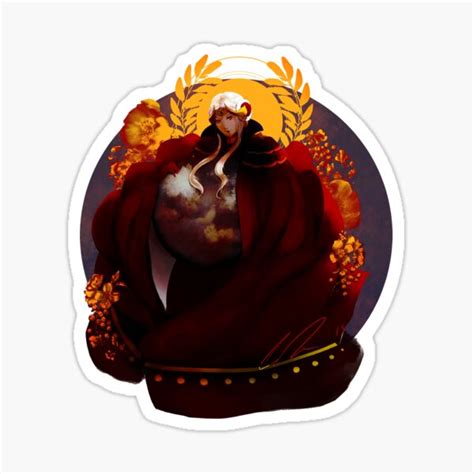 "Edelgard, Crimson Flower" Sticker by alberloze | Redbubble