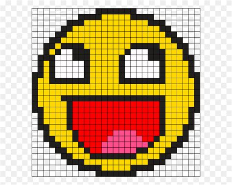 Awesome Face Perler Bead Pattern Bead Sprite Central City Brewing Co