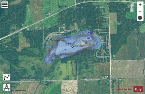 Turtle Lake Fishing Map | Nautical Charts App