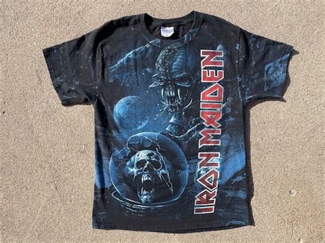 2010 Iron Maiden The Final Frontier All Over Print T-… - Gem