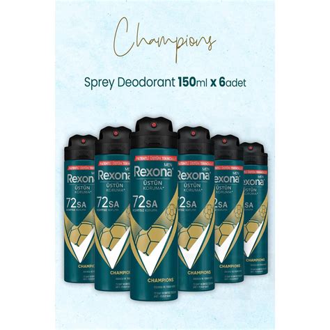 Rexona Men Sprey Deodorant Champions Ml X Adet Fiyat