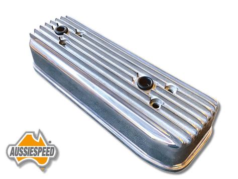 Holden Gemini Finned Alloy Rocker Cover Polished As P Aussiespeed