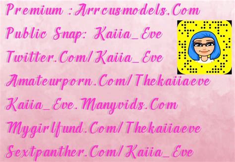 Tw Pornstars Kaiia Eve Twitter Off My Manyvids Store For