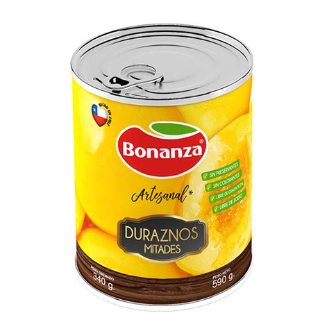 Duraznos Mitades G Alimentos Bonanza